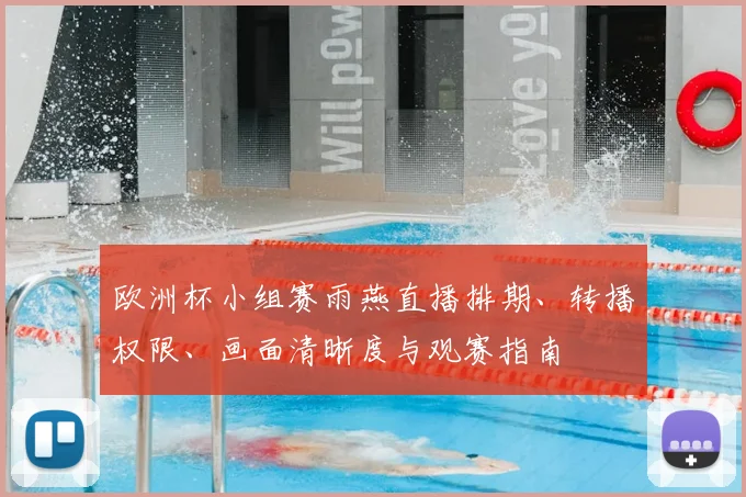 欧洲杯小组赛雨燕直播排期、转播权限、画面清晰度与观赛指南